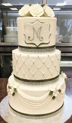 1906 - Louis Vuitton in 3 Tiers - Wedding Cakes, Fresh Bakery